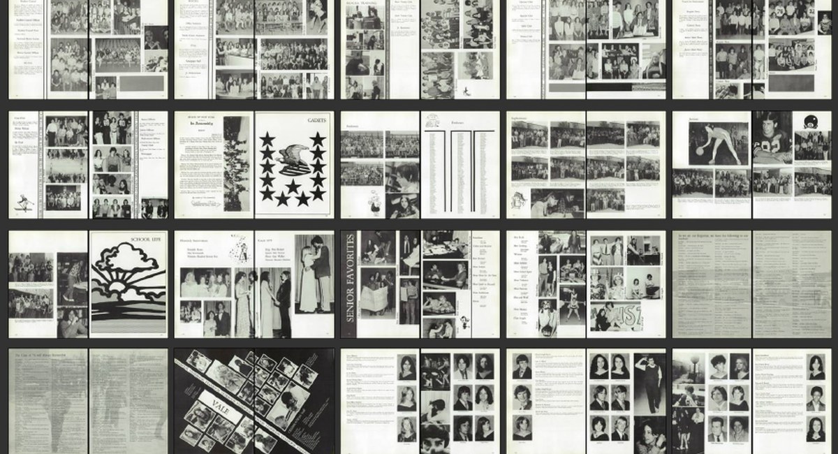 Yearbook memory mosaic
